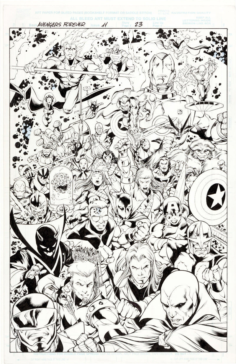 Avengers Forever 11-23 - Print