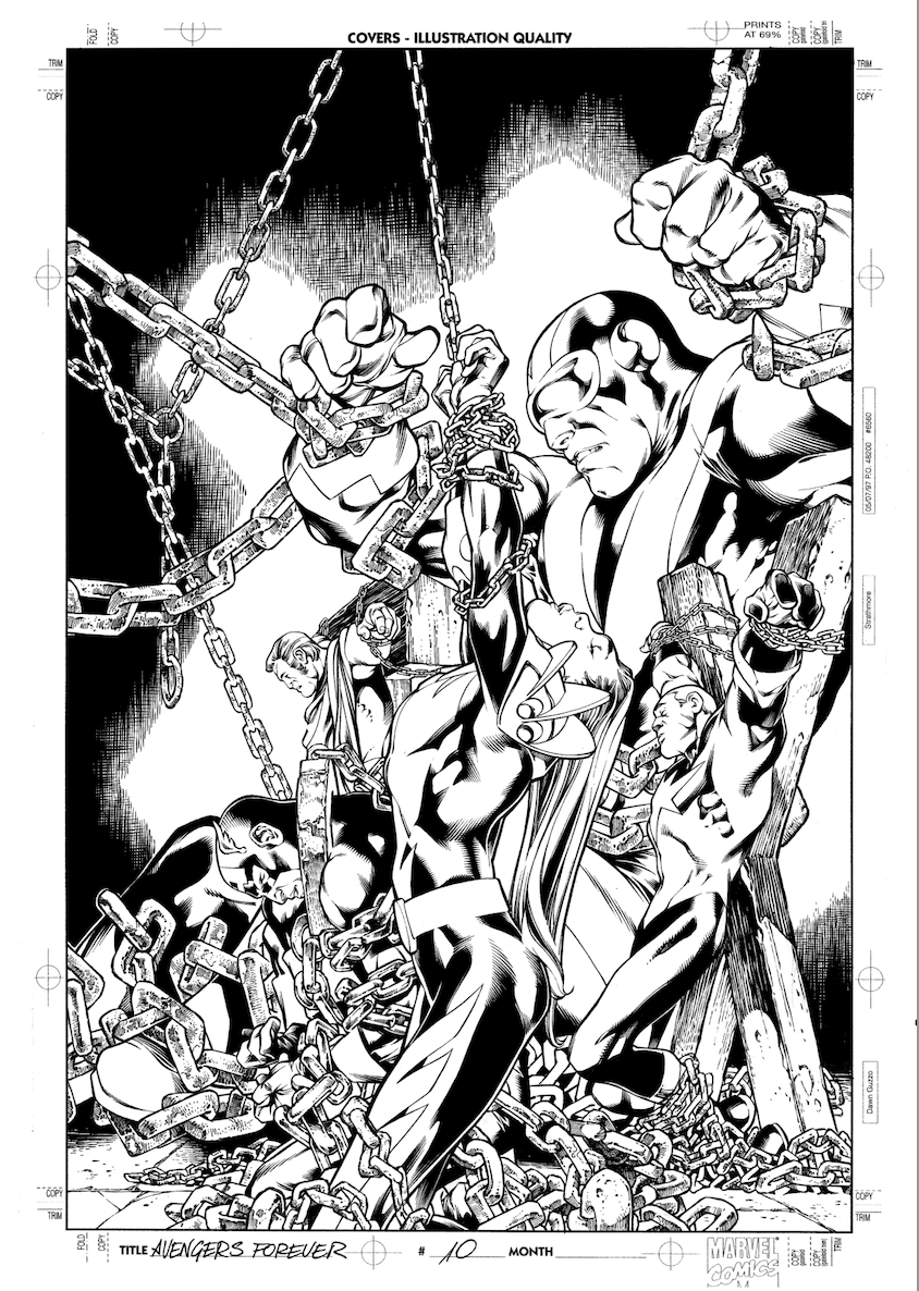 Avengers Forever Cover -Print