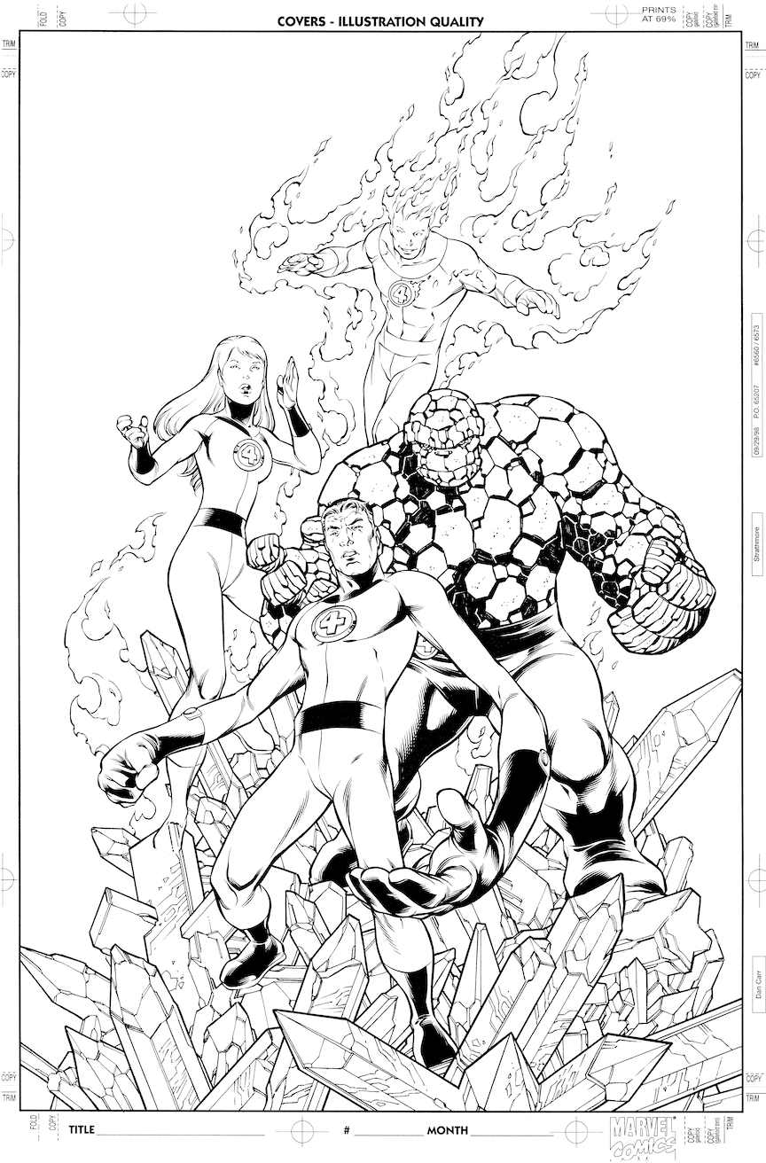 Fantastic Four nº40 Portada -Print