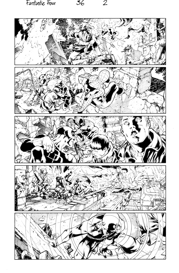 Fantastic Four pg interior - Print