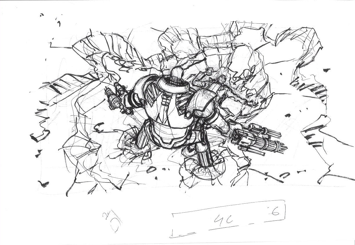 War Machine vs Craneo Rojo- Ultimate Avengers