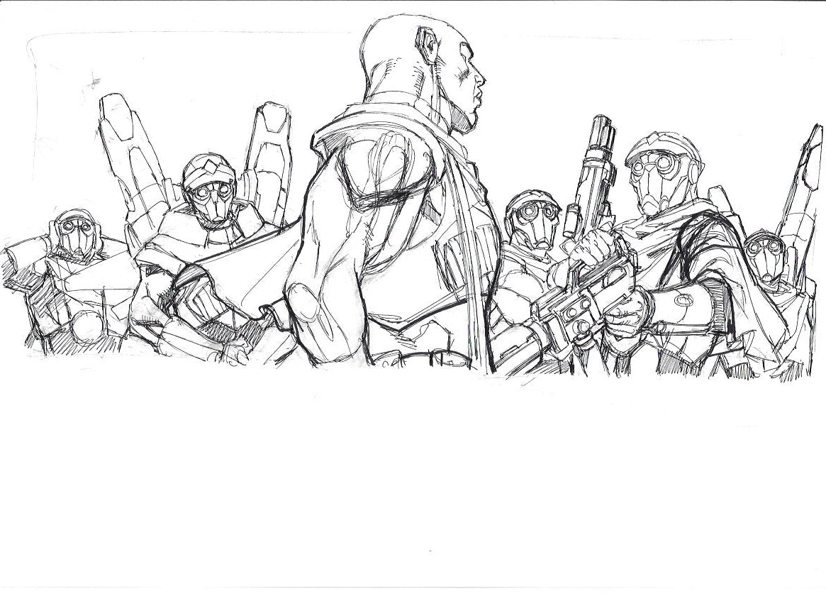 Sketch Escuadron K - La caída de Camelot