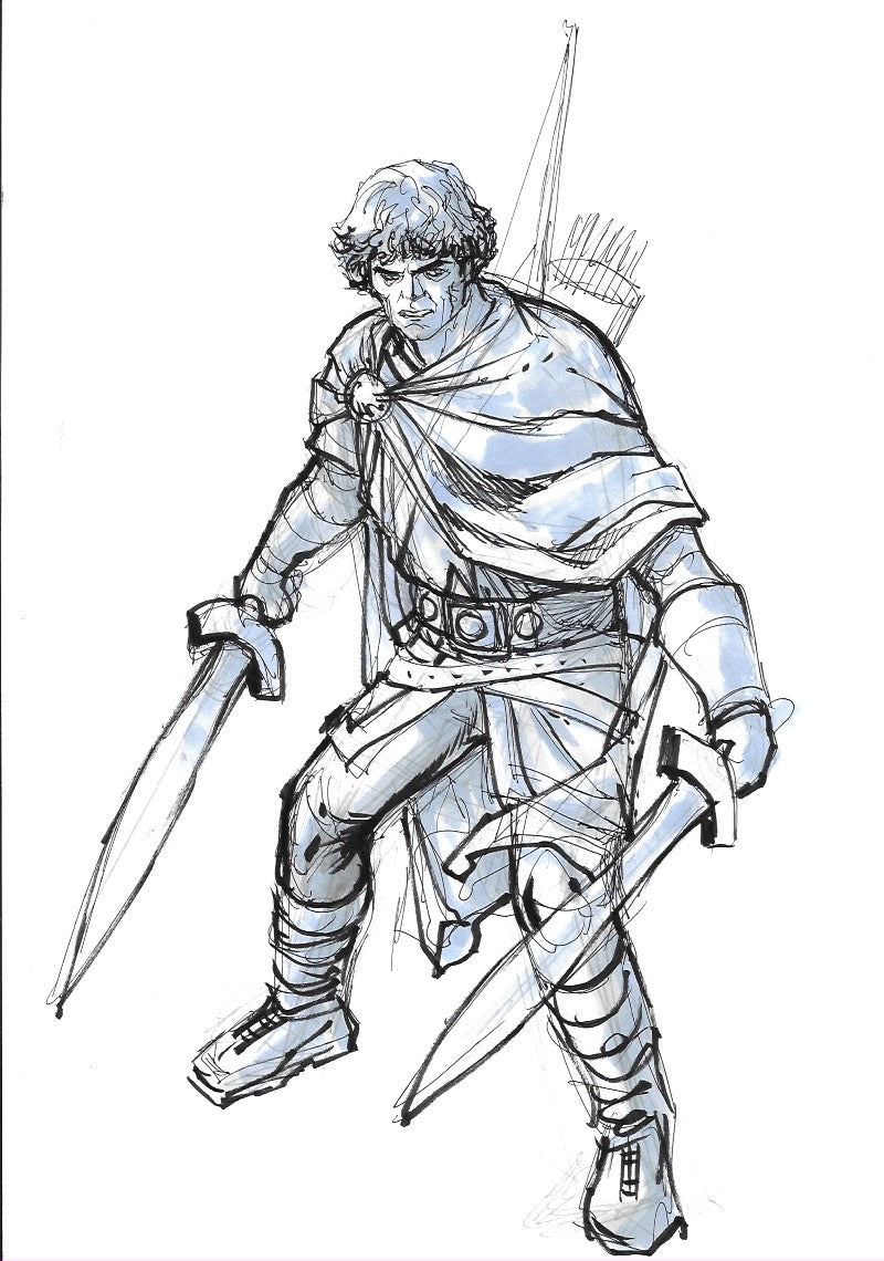 Diseños de personaje de Balder de Ultimate Thor (Pack 2 A4)