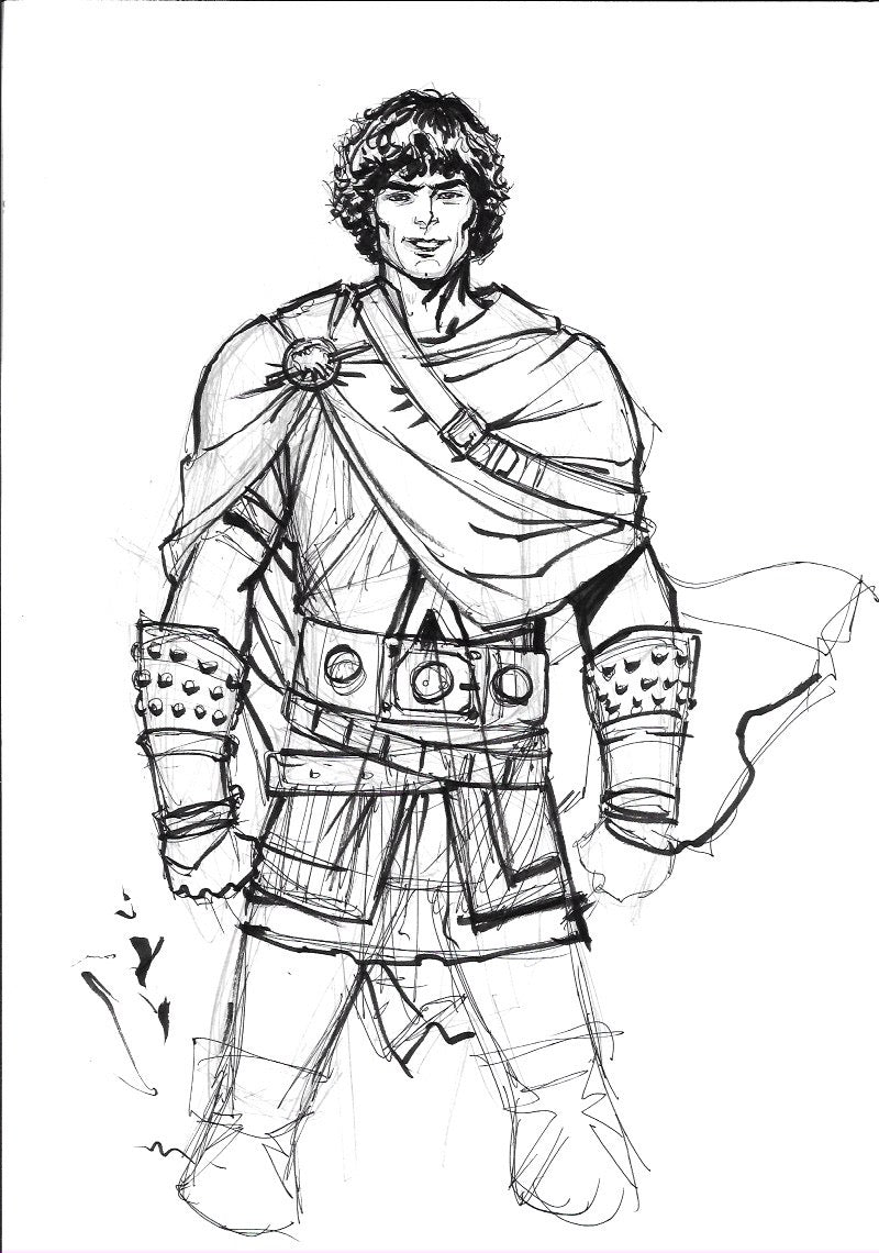 Diseños de personaje de Balder de Ultimate Thor (Pack 2 A4)
