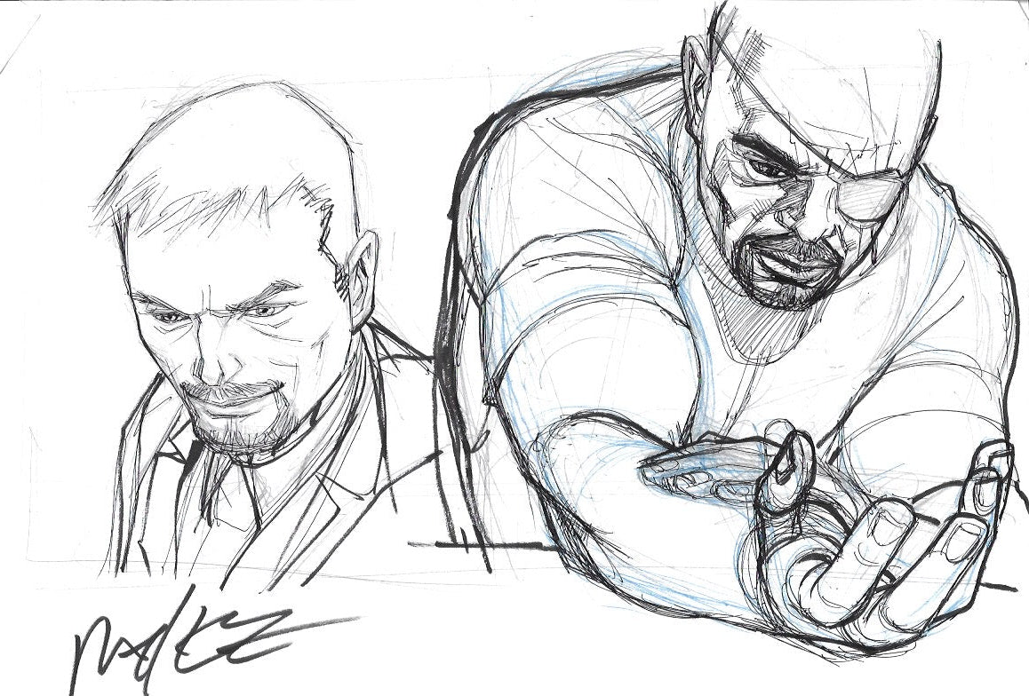 Ultimate Avengers Sketches