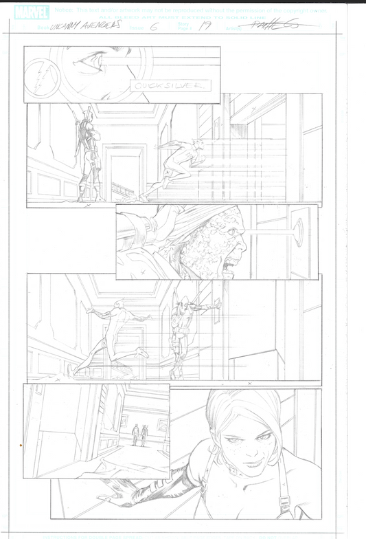 Carlos Pacheco: Uncanny Avengers 6, pg 19