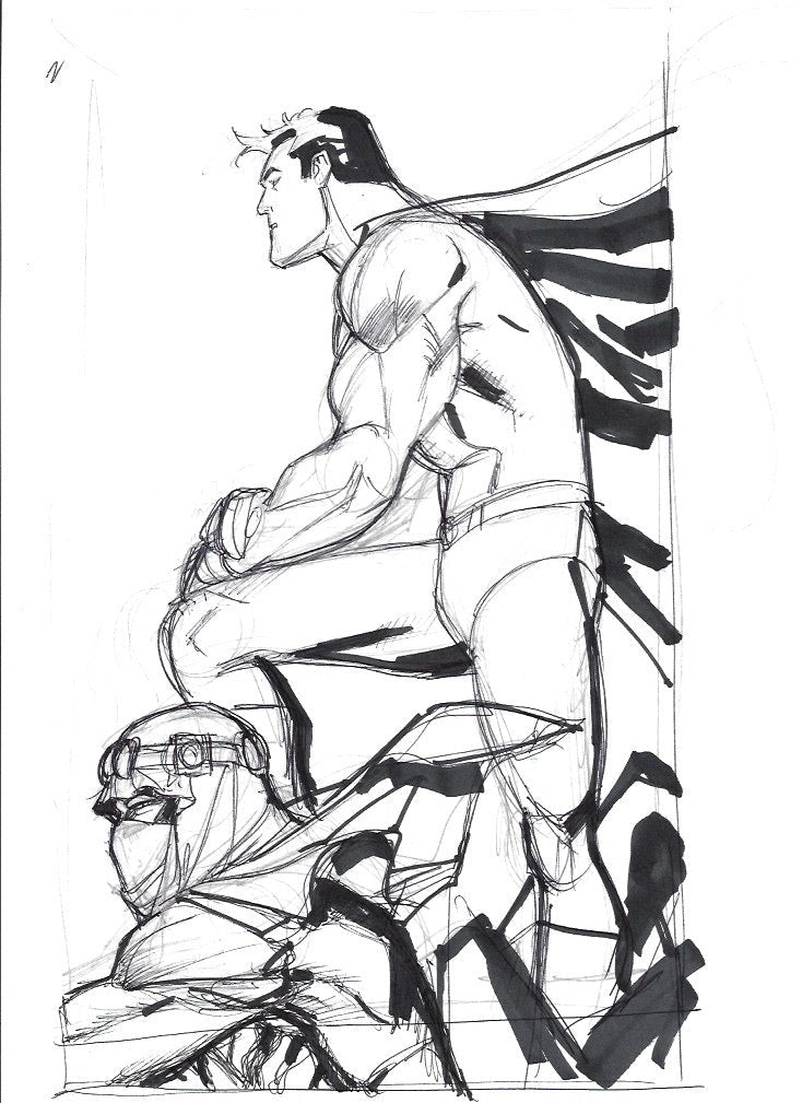 Superman y Siroco (pagina A4 completa)- La caída de Camelot