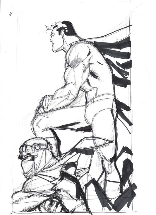 Superman y Siroco (pagina A4 completa)- La caída de Camelot
