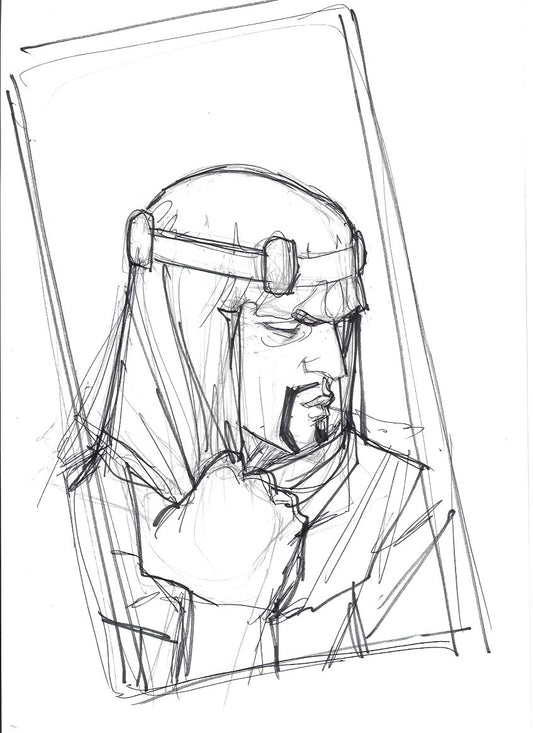 Sketch Busto de Siroco - La caída de Camelot
