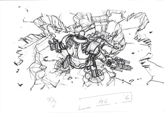 War Machine vs Craneo Rojo- Ultimate Avengers