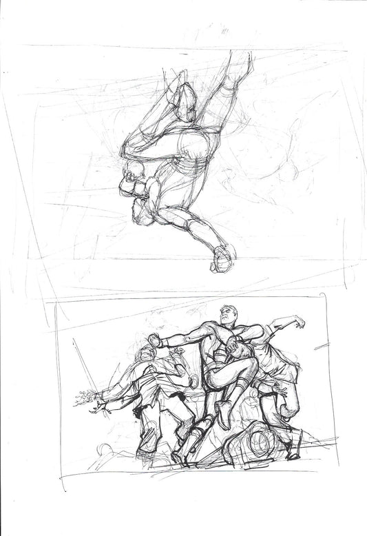 Capitan America vs Soldados- Ultimate Avengers