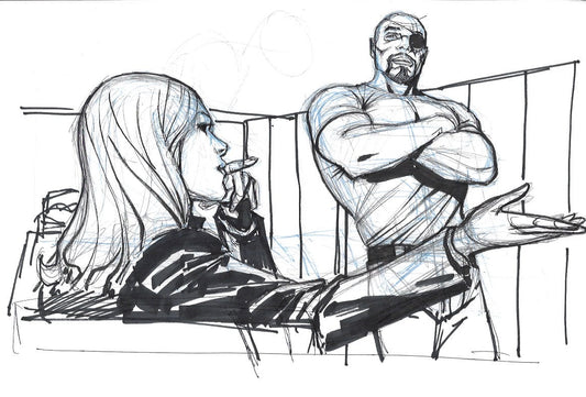 Nick Furia y Danvers - Ultimate Thor