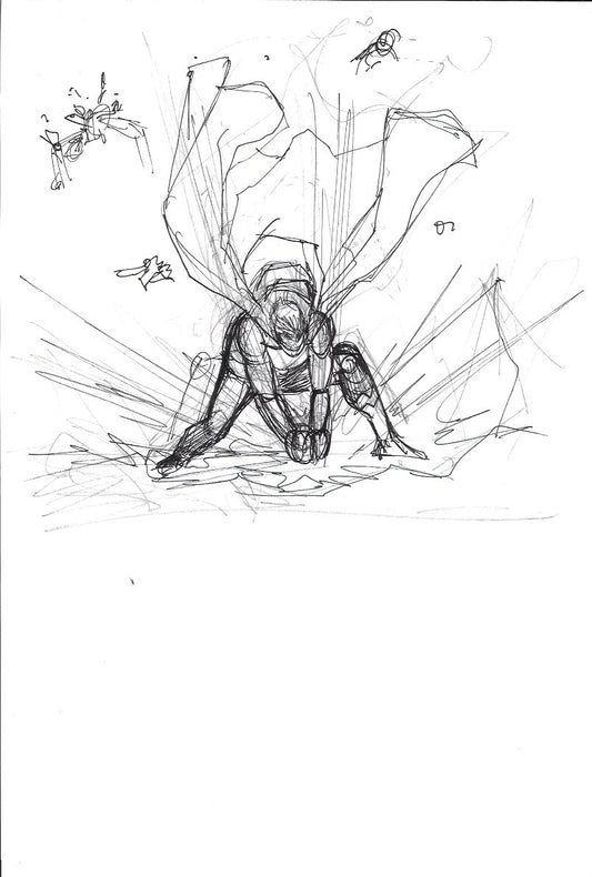 Sketch de Superman  - Caída de Camelot