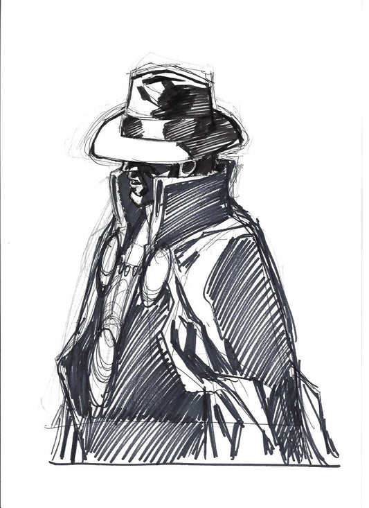 Sketch Phantom Stranger - La caída de Camelot