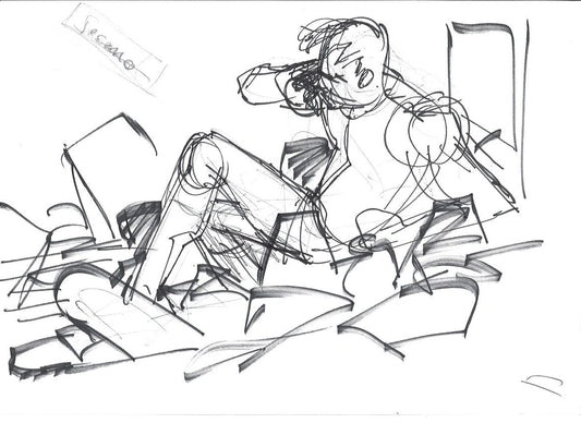 Sketches (Pack de 3 Bocetos)Superman vs Arion - La caída de Camelot