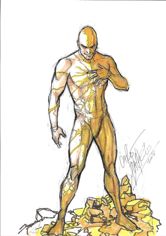 Diseño avaricia película seven firmado por Carlos Pacheco 2008