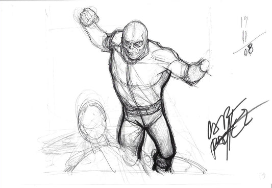 Craneo despiadado 2 - Ultimate Avengers  firmado por Carlos Pacheco