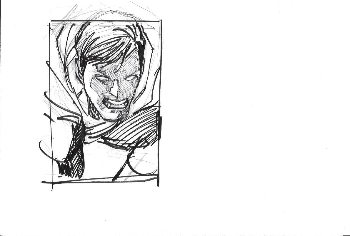 Sketch de Superman