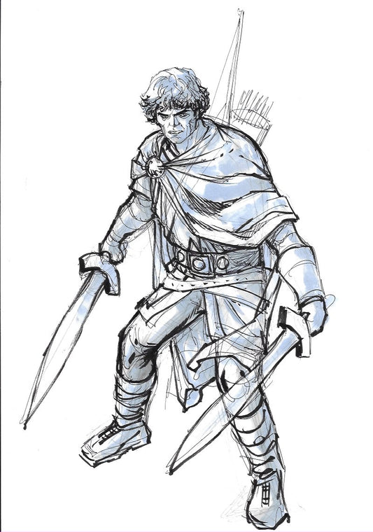 Diseños de personaje de Balder de Ultimate Thor (Pack 2 A4)
