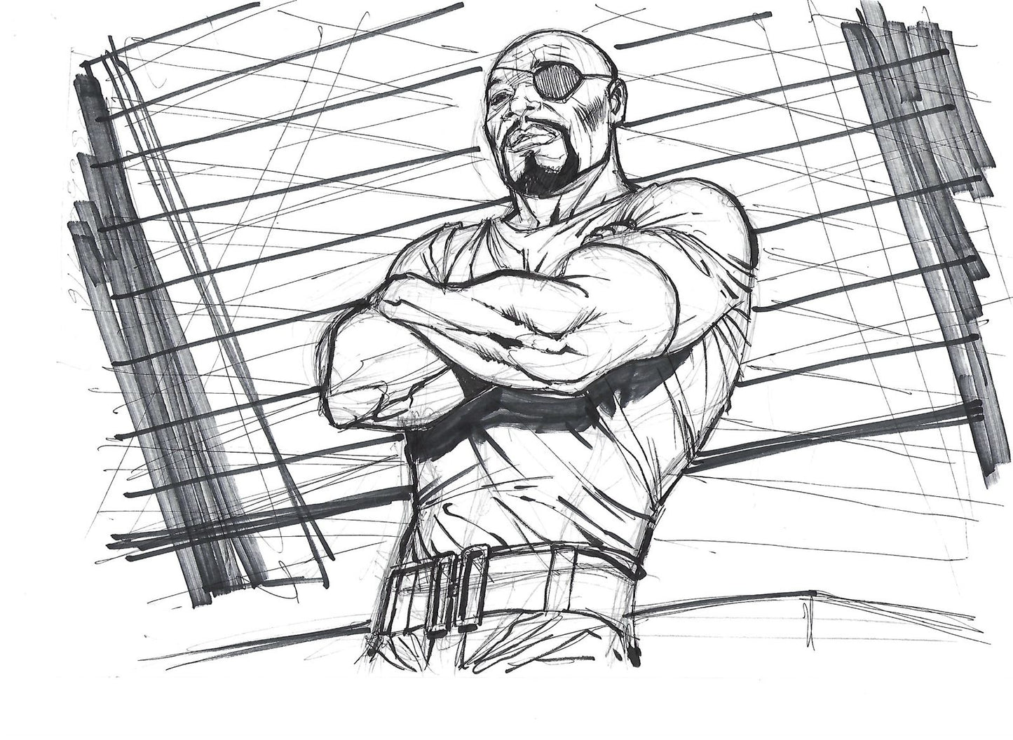 Nick Fury Ultimate Avengers prelim