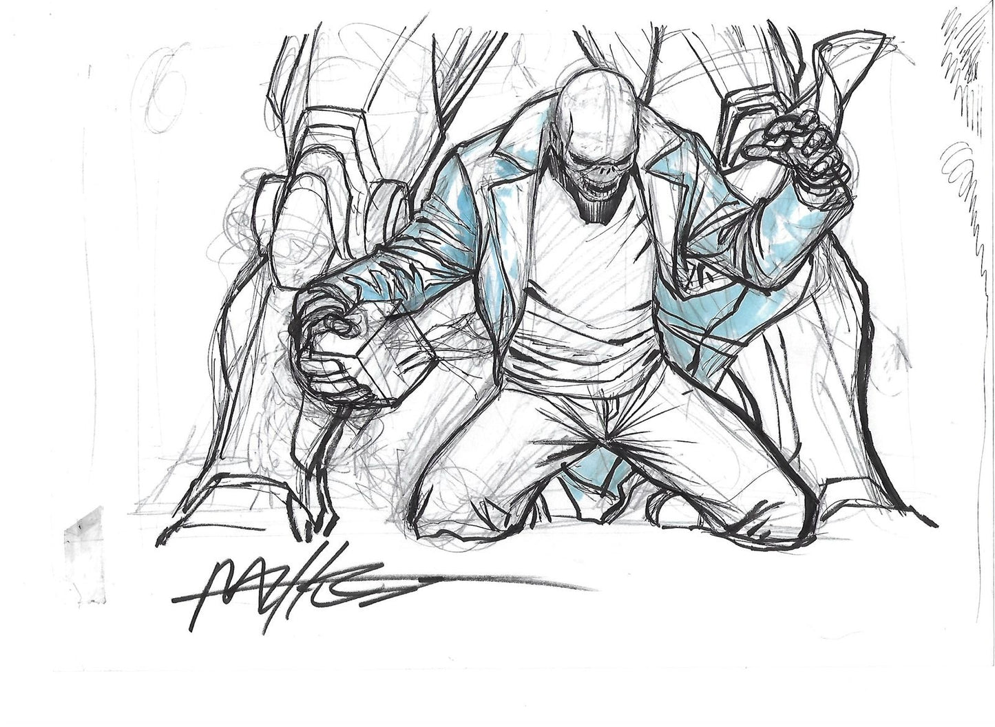 Red Skull War Machine Ultimate Avengers prelim